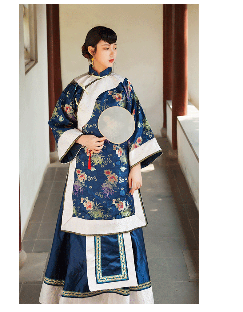 那年花開(kāi)月正圓橘子紅了民國(guó)服裝